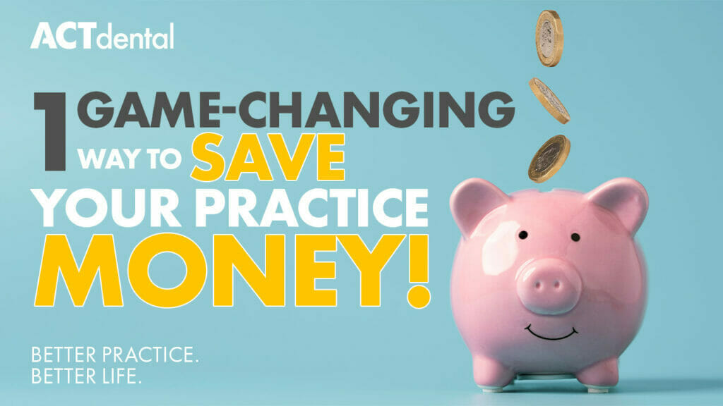 1 Game-Changing Way To Save Your Practice Money!