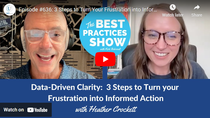 Episode #636: Data-Driven Clarity: 3 Steps To Turn Your Frustration Into Informed Action, With Heather Crockett